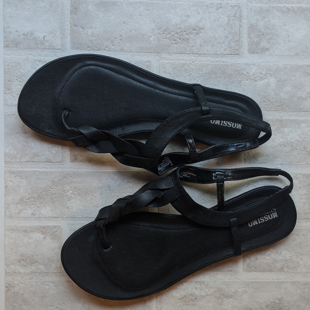 Mossimo braided elastic backed flats sz 11